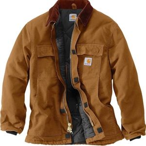 NEW Carhartt Men's Loose Fit Firm Duck Insulated Traditional Coat - L